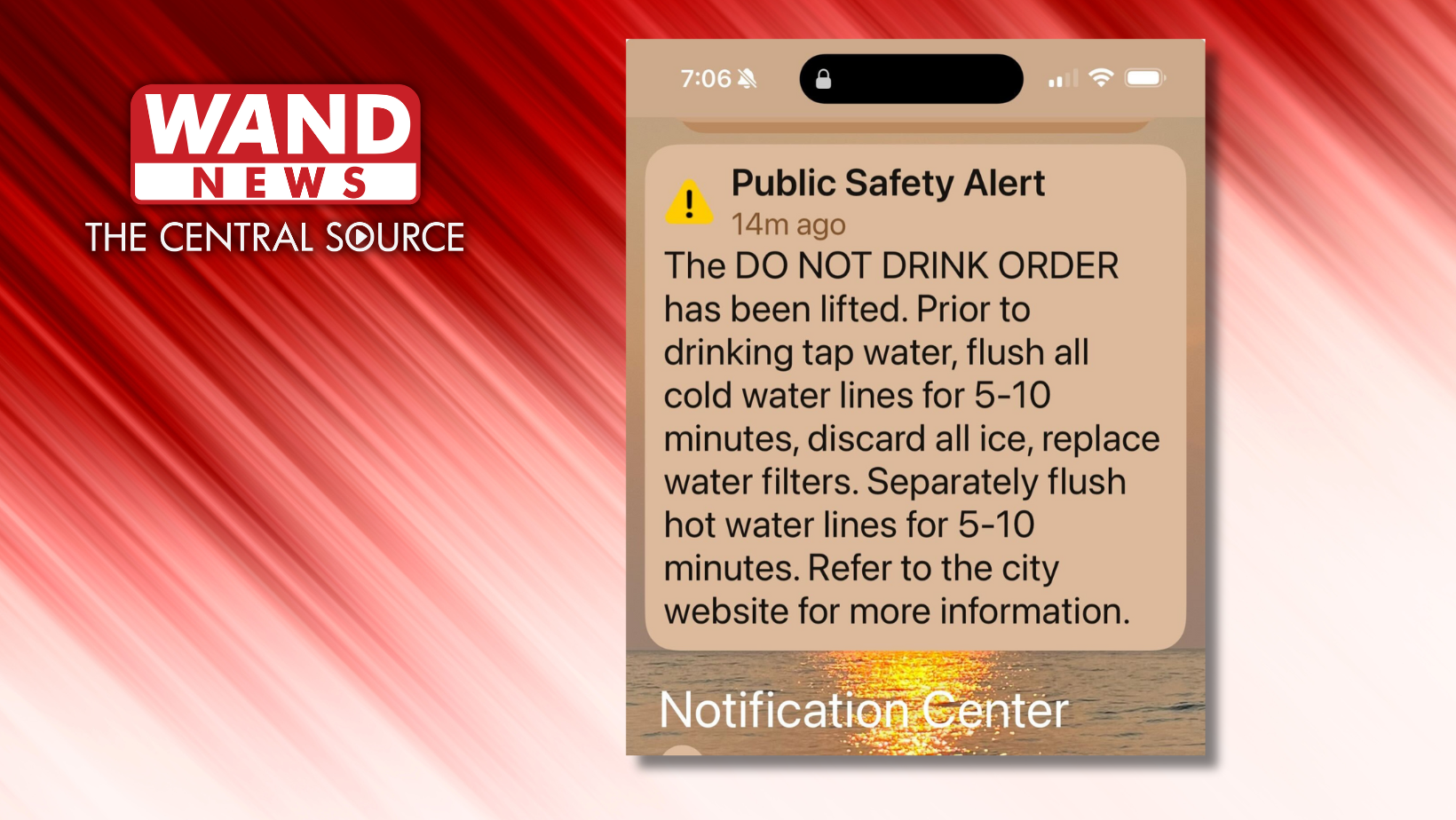 Mattoon do not drink order lifted
